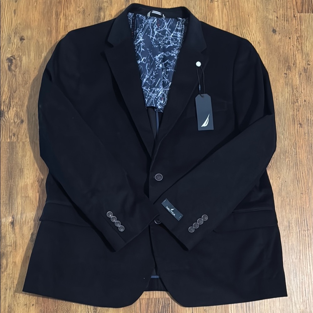 Nautica Men's Navy Corduroy Blazer